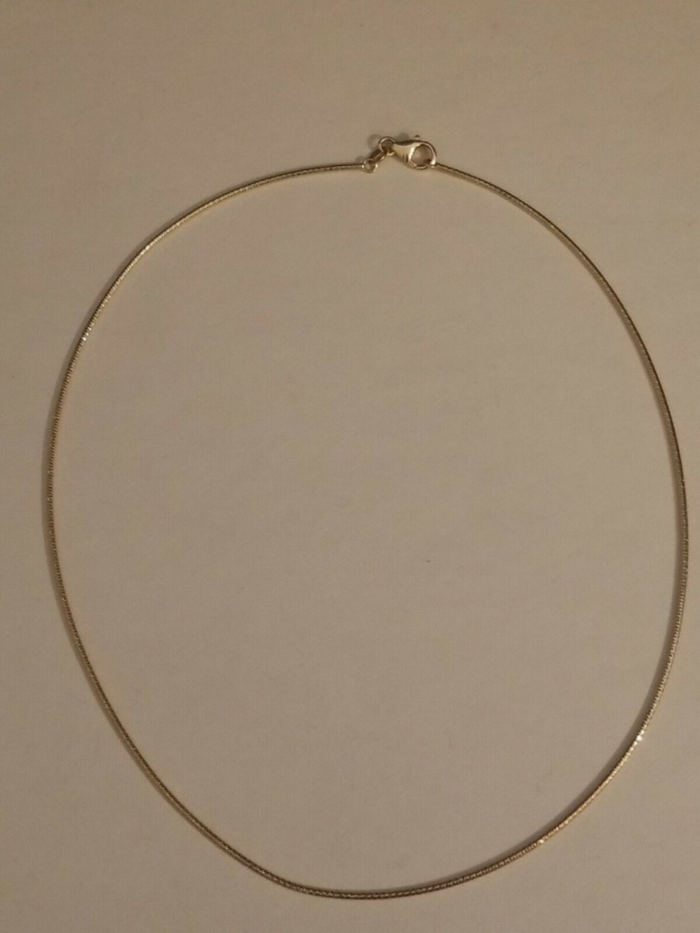 Gold Over Sterling Silver 16" Chain